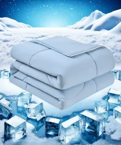 Double-Sided Cooling Comforter for Hot Sleepers