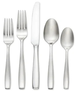 Hampton Signature™ Harper Satin - 65 Piece Flatware Set, Service for 12 with 5 Piece Serving Set