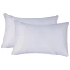 Just Linen 500 TC Cotton Jacquard Damask Pack of 4 Queen Pillow Cases