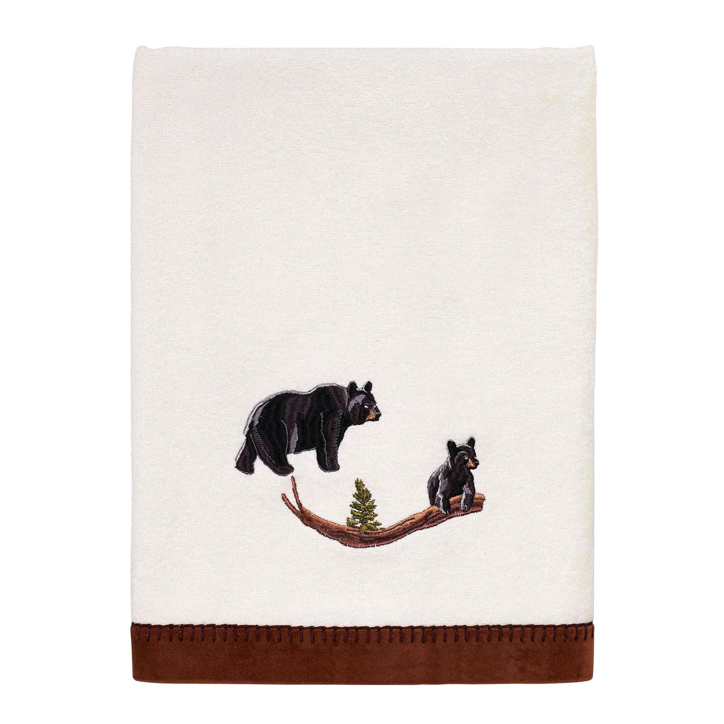 Avanti Linens Black Bear Lodge Emb Bath Towel - Bath Towel