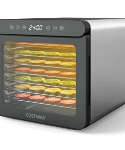 Costway Food Dehydrator 7 Stainless Steel Trays Dryer with 1-24H Timer - See Details