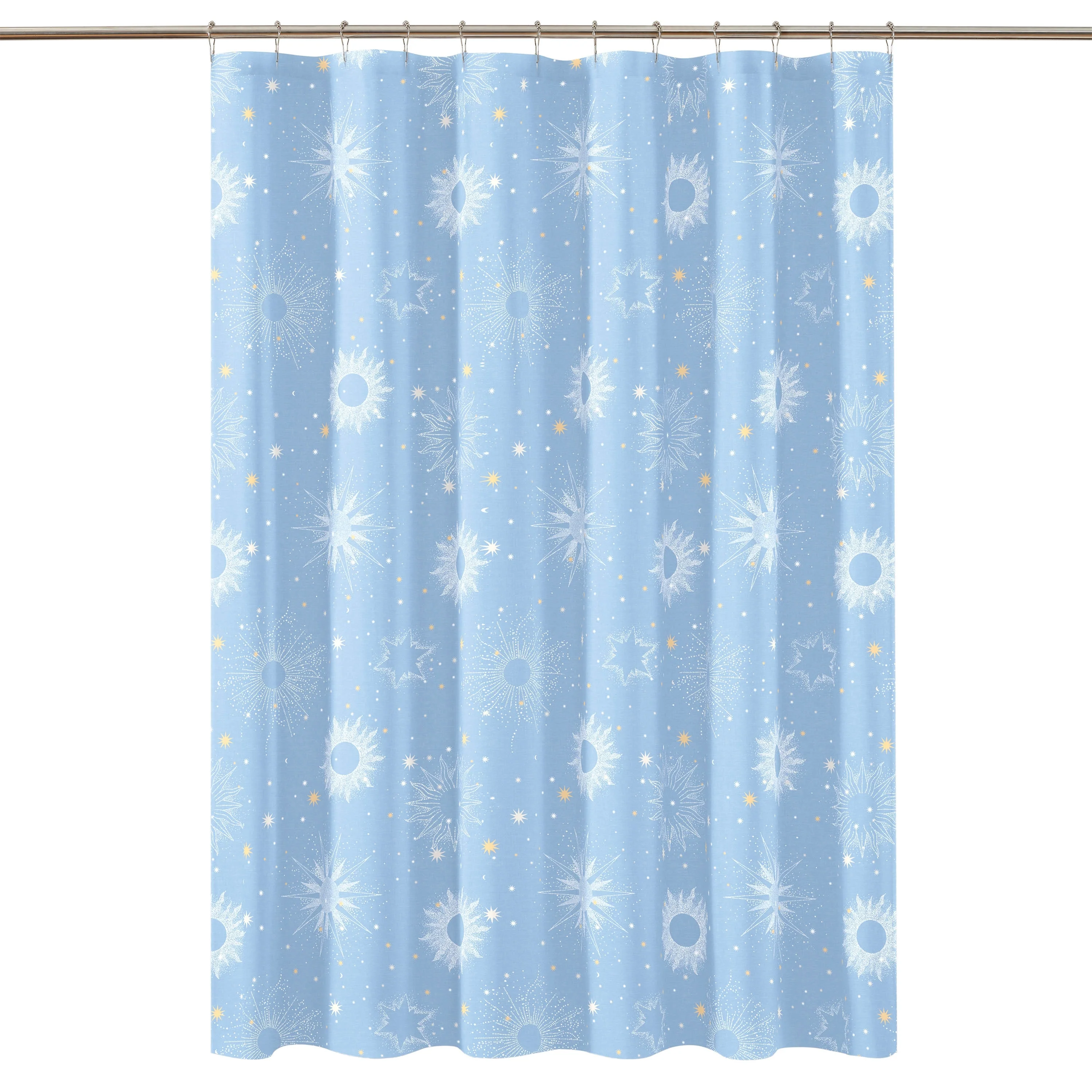 Lemon Tree Uriel 72x72 Blue Shower Curtain