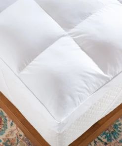 Linenspa 2 & 3 Inch Down Alternative Mattress Topper - White