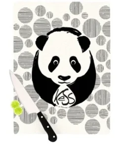 KESS InHouse KESS Original Panda Cutting Board