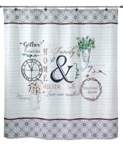 Avanti Linens Modern Farmhouse Shower Curtain