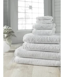 CTT %100 Turkish Cotton Towel Set 8 or 9 Pcs Quick Dry and Absorbent