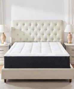 10 in. Gel Memory Foam Mattress with Pillowtop,Fiberglass-Free,CertiPUR-US® Certified,Bed in a Box