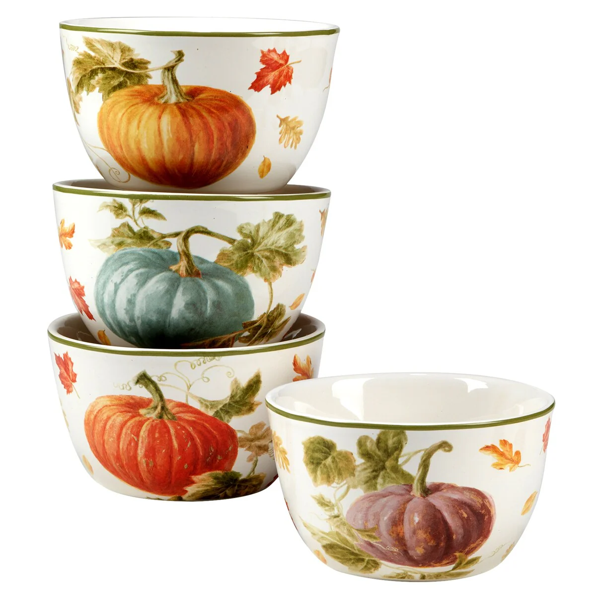 Certified International Autumn Havest 16-Piece Dinnerware Set, Service for 4