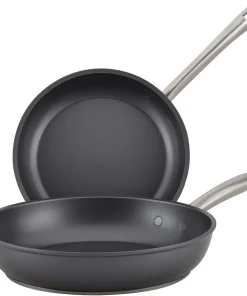 Anolon Accolade Forged Hard Anodized Nonstick 10" & 12" Fry Pan Set, Moonstone