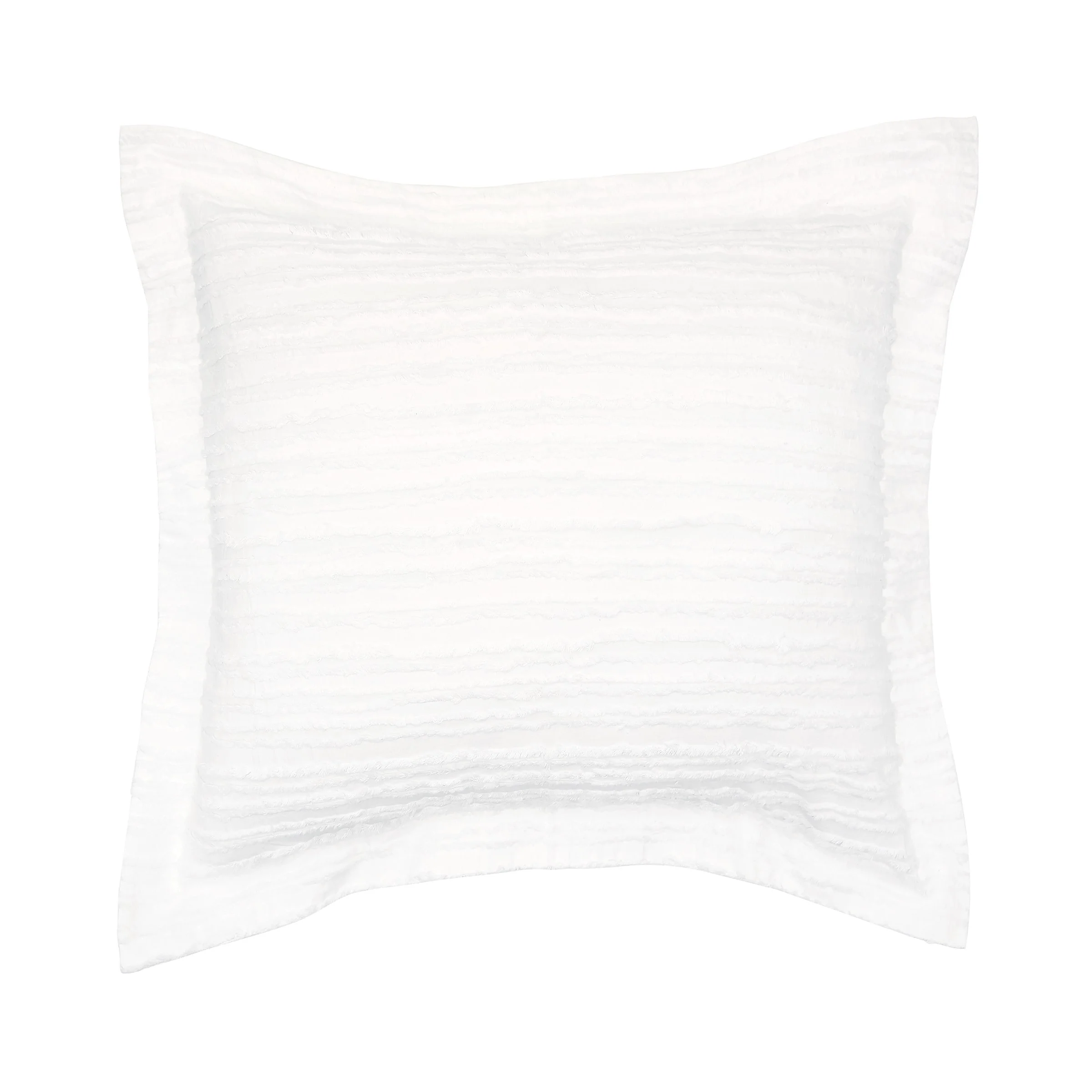 26 x 26 Eyelashes White Euro Sham