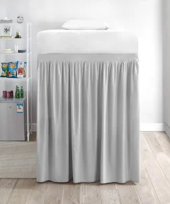 Extended Bed Skirt Twin XL (3 Panel Set) - Glacier Gray