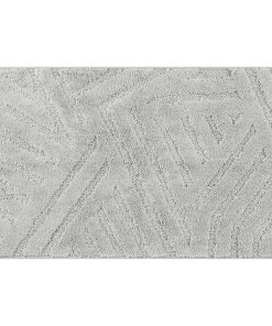 Bathroom Rugs Non Slip Bath Mat Geometric Luxury Soft Microfiber Mat Washable Carpet for Bathroom