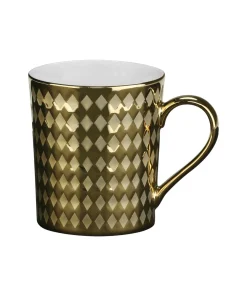 10 Strawberry Street Cairo 12-ounce Mug Gold (Set of 6)