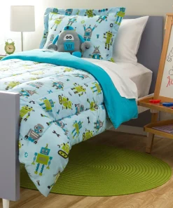 Kids Collection Robot 4-piece Comforter Set