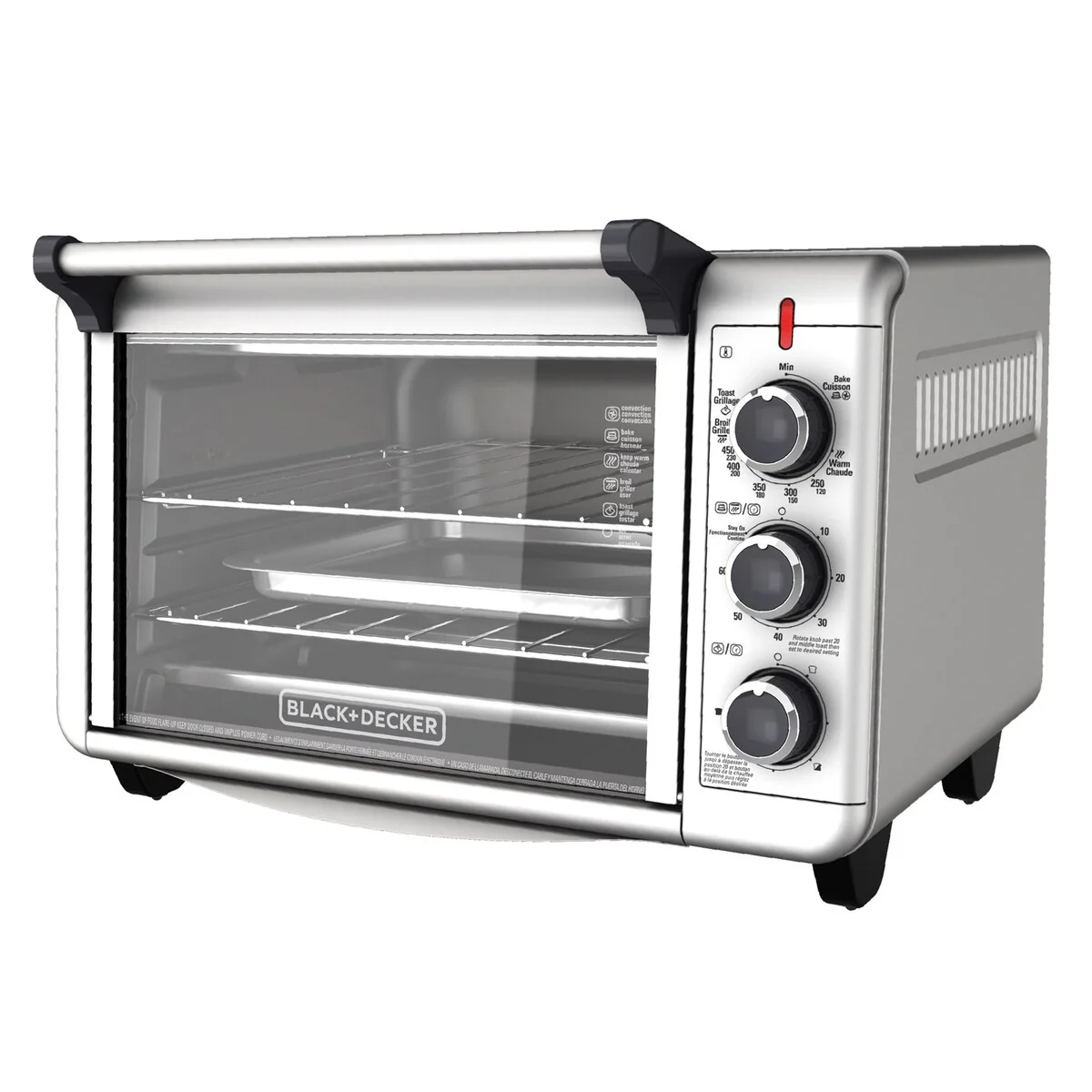BLACK&DECKER Convection Countertop Oven in Stainless Steel - 15.8 Liters