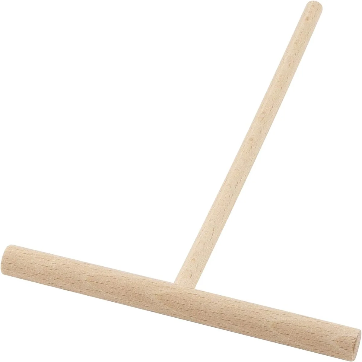 Beechwood Crepe & Pancake Batter Spreader Wooden T-Shape Scraper Stick