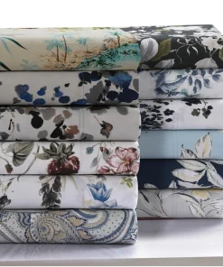 300 Thread Count Cotton Ultra-Soft Printed Pillowcases (Set of 2)