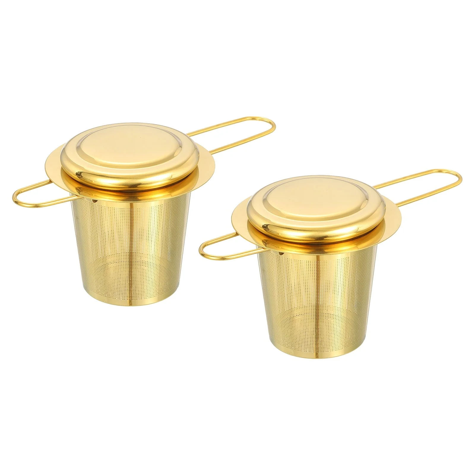2 Pcs Tea Infuser Filter, Tea Strainer with Foldable Handle