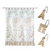 Avanti Linens Paris Botanique Shower Curtain & Hook Set