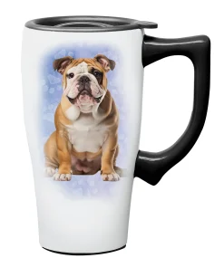 Dog 18 oz. Ceramic Dishwasher Safe Travel Mug
