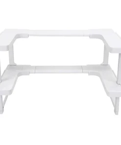 Expandable 2 Tiered Spice Rack Kitchen Seasoning Organizer