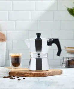 JoyJolt Italian Moka Pot Stovetop Aluminum Espresso Maker