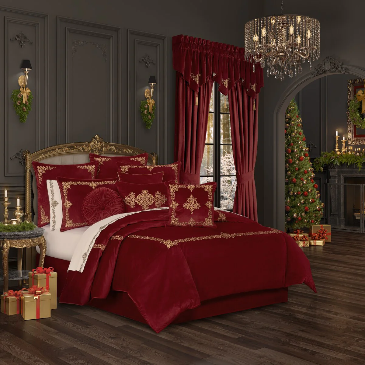J. Queen New York Noelle Christmas Duvet Cover Set