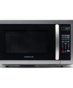 Farberware Countertop Microwave 1000 Watts, 1.1 cu ft - Microwave Oven With LED Lighting and Child Lock - Perfect for Apartments and Dorms - Easy Clean Stainless Steel