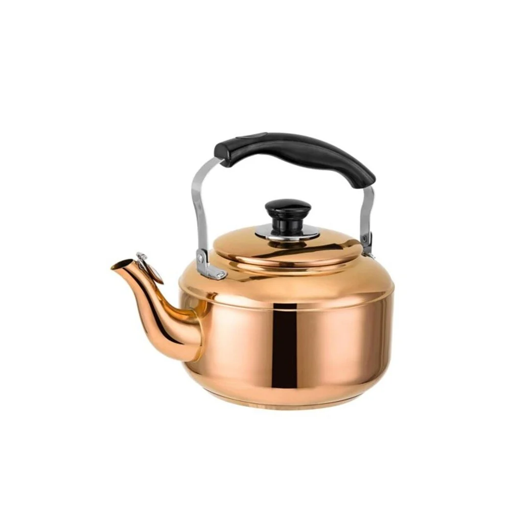 3 Liter Copper Tea Kettle Whistling Stove top Stainless Steel