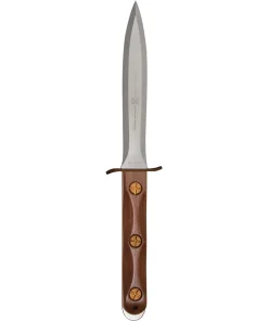 KA-BAR Ek Commando Presentation Knife w/ Sheath - Brown