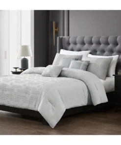 Dash 6-piece Comforter Set Grey Queen