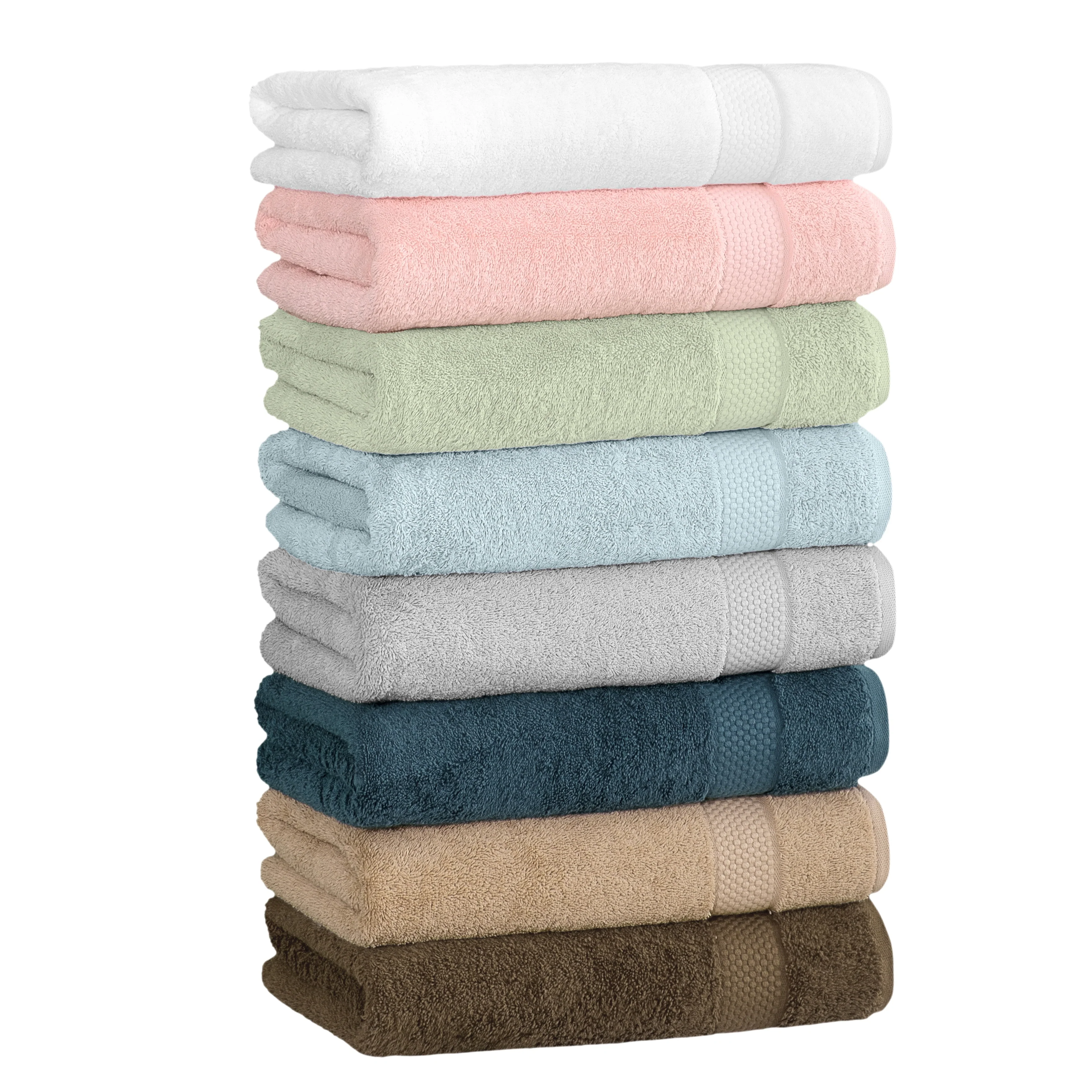 Authentic Hotel and Spa 100% Aeagean Long Staple Turkish Cotton STARLIGHT Terry 3 Piece Towel Set