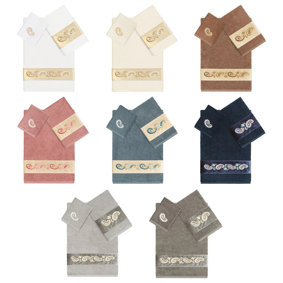 Authentic Hotel and Spa Turkish Cotton Mackenzie 3PC Towel Set