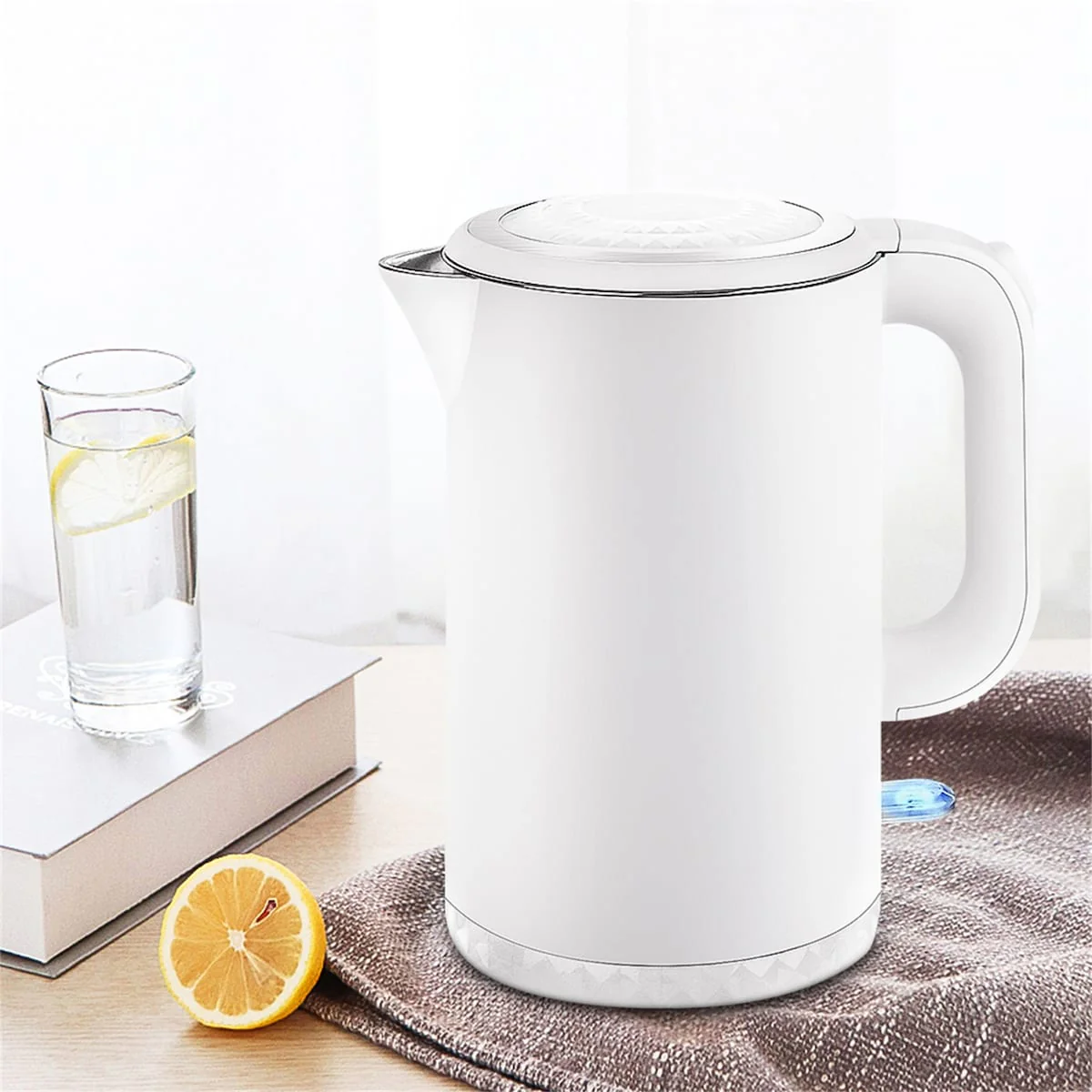 1.7Qt Electric Kettle,1500W Auto Shut-Off Tea Kettle for Coffee - 8' x 11'