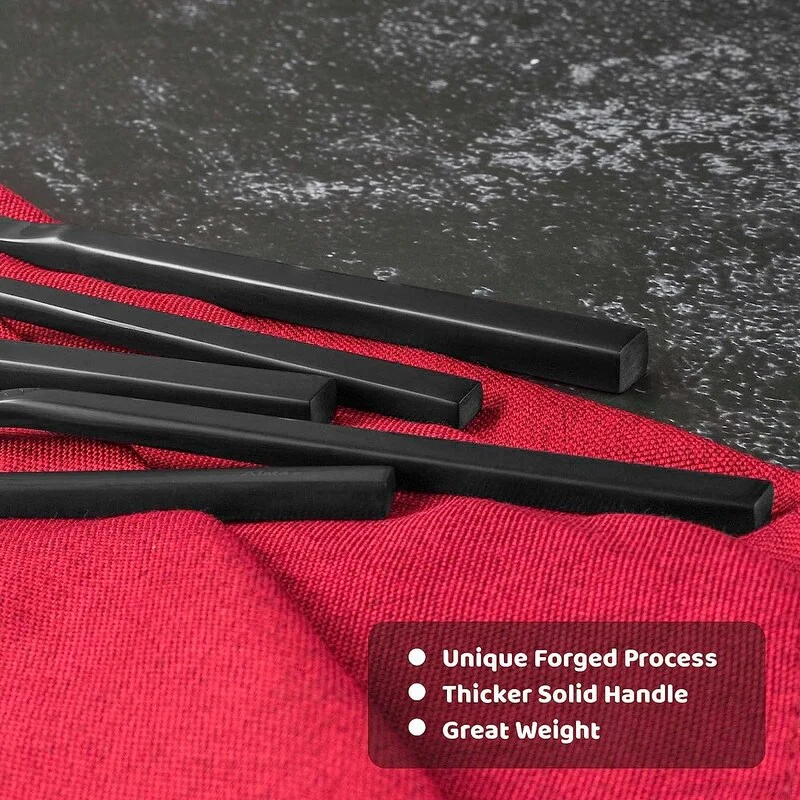 20-Piece Forged Silverware Set Stainless Steel Flatware Set