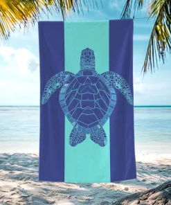 Large Turtle Shark Seahorse Beach Towel Pool Swimming Towels 30" X 60", 35"x70"