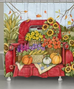 Grateful Farm Shower Curtain