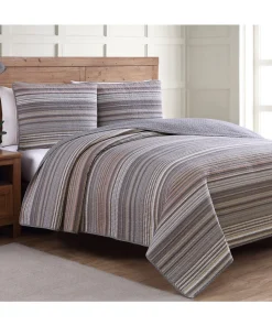 Copper Grove Angelina Neutral Pattern Quilt Set