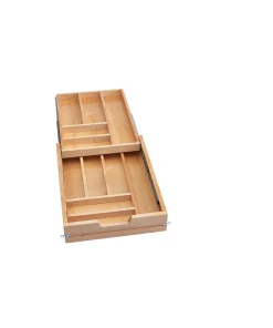 16.5 in Frameless Tiered Cutlery Drawer Soft Close - 16.5"W x 21.69"D x 3.75"H