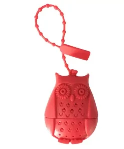 Creative Cartoon Owl Tea Strainer Container Reusable Tea Bags Teapots
