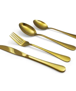 Elyon Euro Mirror Colored Stainless Steel Flatware Set