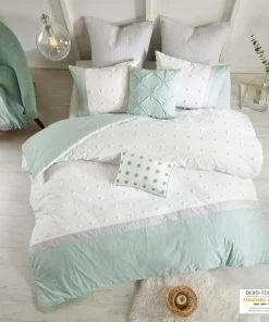 Jojo 7 Piece Cotton Jacquard Duvet Cover Set by Urban Habitat