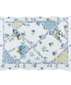Layla Trellis Design Scalloped Edge Pillow Sham