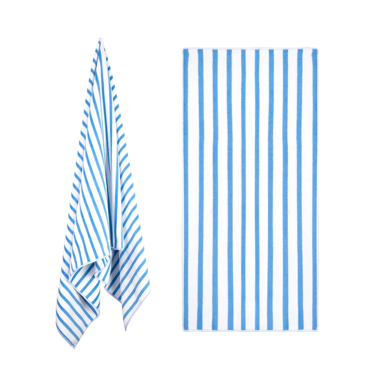 2/6 Pack Cabana Stripe Beach Towel Pool Towels Quick Dry Swim Towels