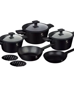 Berlinger Haus 10-Piece Cookware Set Monaco Collection - 25.2 x 15.6 x 7.9
