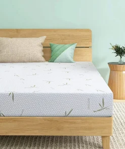 10 inch Memory Foam Mattress Medium-Firm Feel with Bamboo Cover, CertiPUR-US Certified