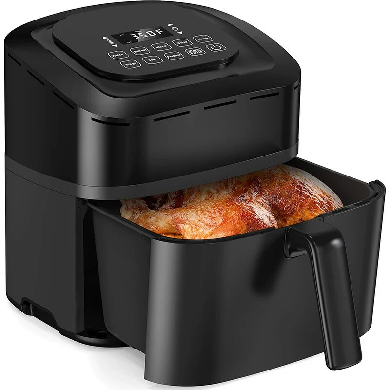 10-in-1 Air Fryer 7.25Qt,Black