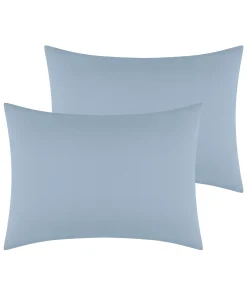 Cotton Envelope Closure Softness and Durable Pillowcase Covers 2 Pcs