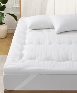 4-inch Thickness Down Alternative Fitted Mattress Topper with Soft Cover