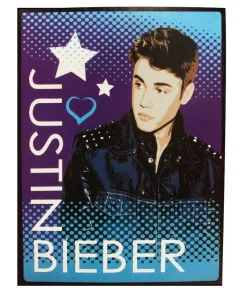 Justin Bieber Twin Size (60" x 80") High Pile Bed Blanket